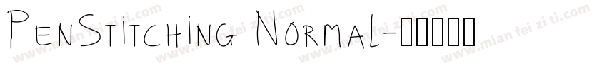 PenStitching Normal字体转换